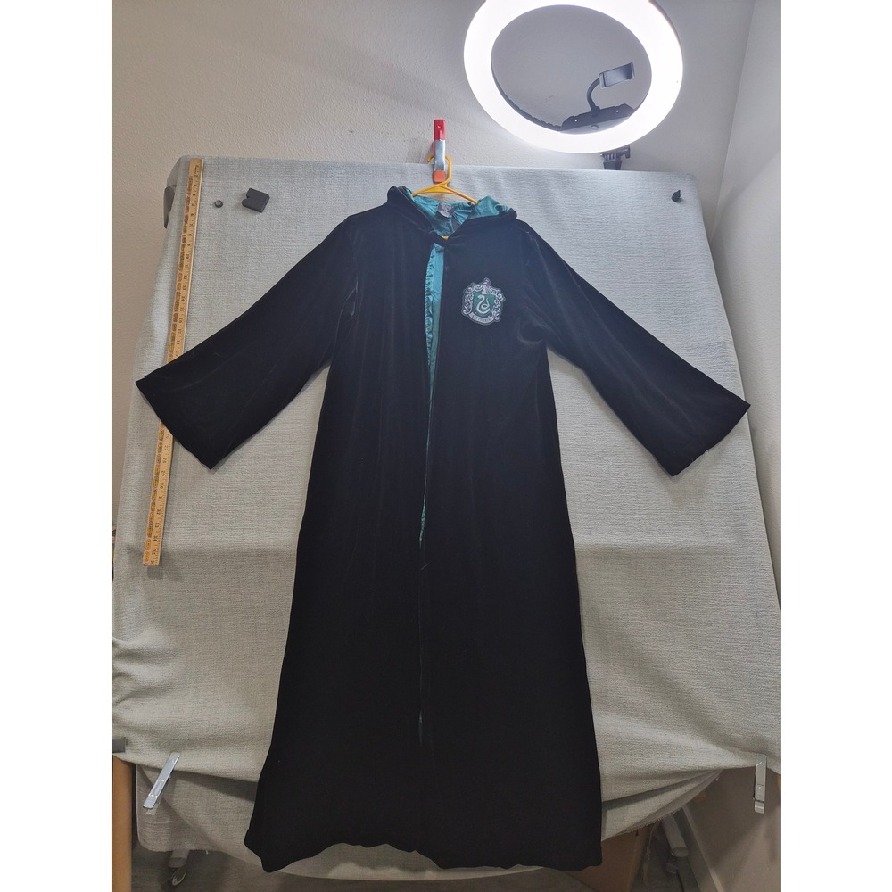 Wizarding World Harry Potter Costume Robe Womens One Size Black Lined Open Front
